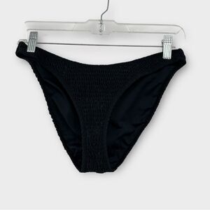 Triangl SARIA Moonlight Cheeky Bikini Bottom in Dark Navy Blue Size XL NWOT